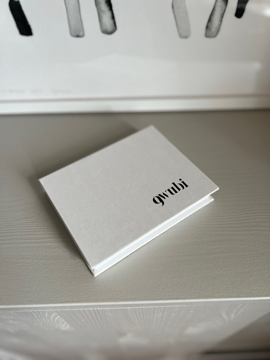 gwubi gift card in a gift box