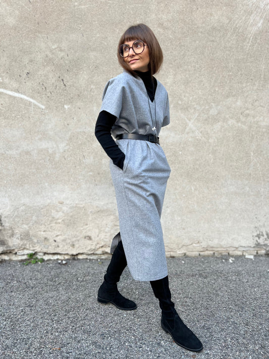 como wool dress (palladium, s)