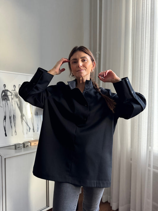 bilbao fine wool blouse