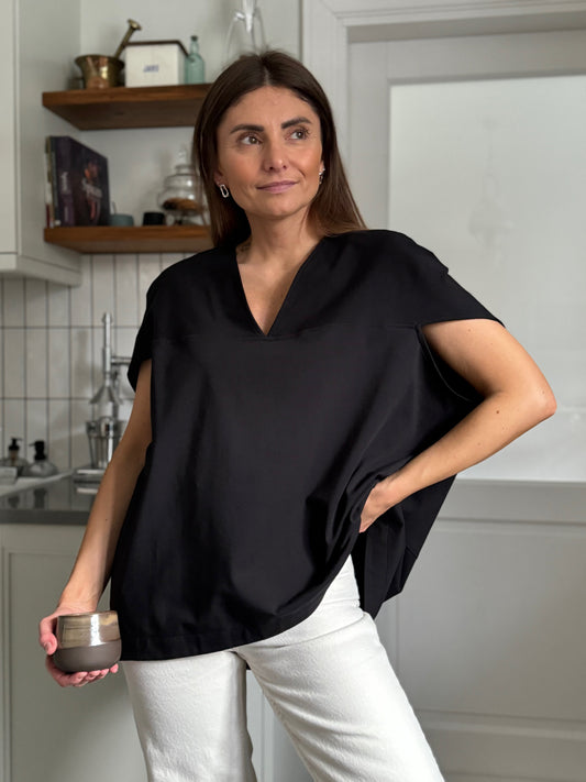 bodo cape-style t-shirt (black collection)