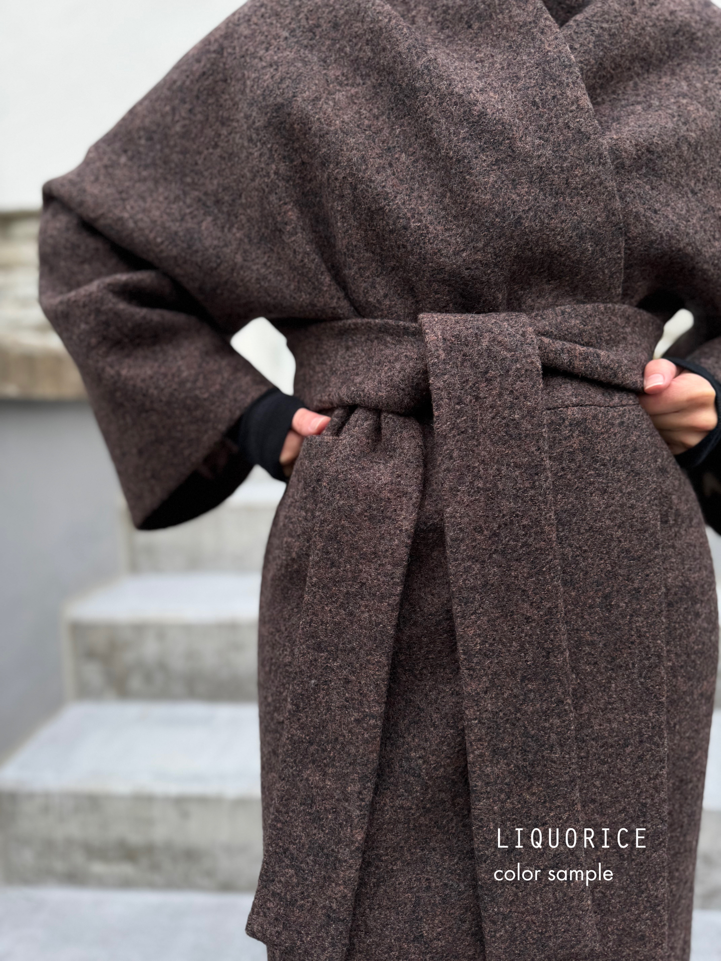 sapporo wool boucle jacket