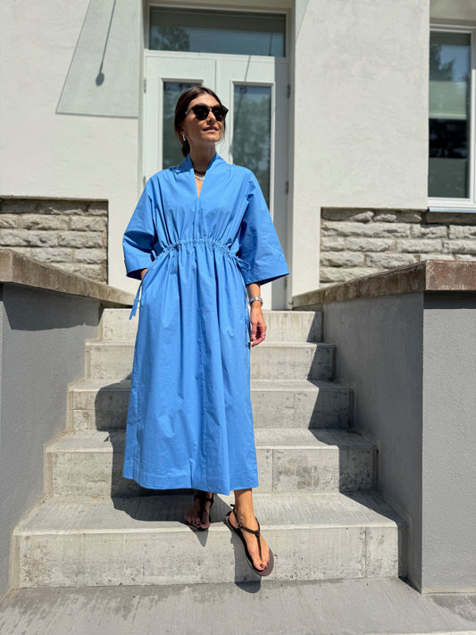 deia poplin maxi dress