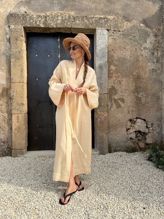 bari linen dress
