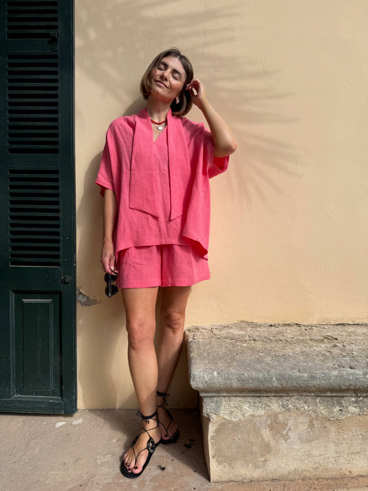 havana linen blouse