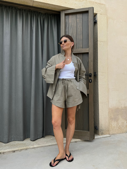 harajuku poplin shorts