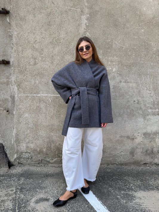 sapporo wool boucle jacket