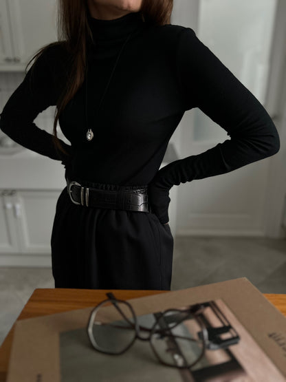 chamonix merino wool roll-neck