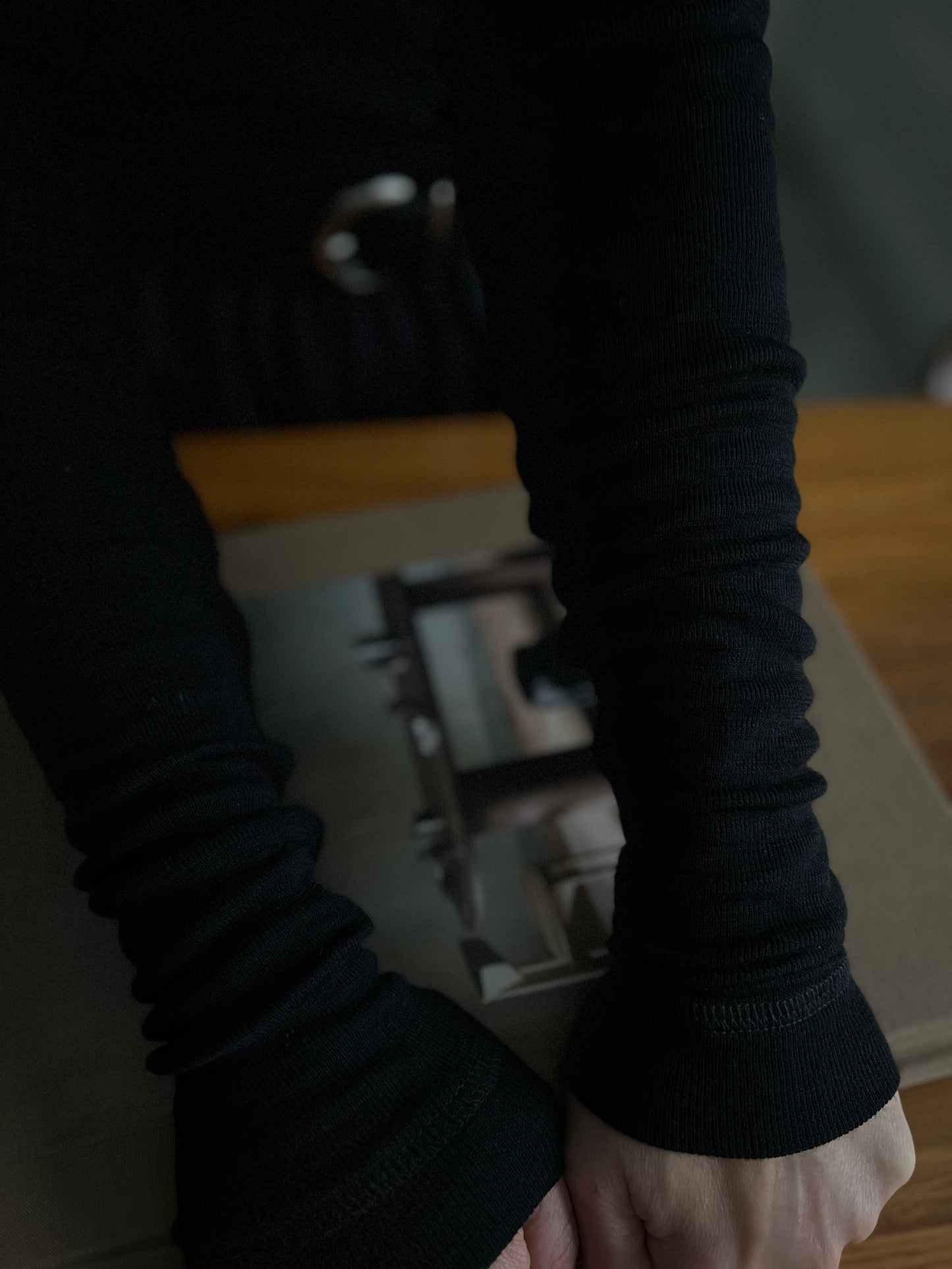 chamonix merino wool roll-neck