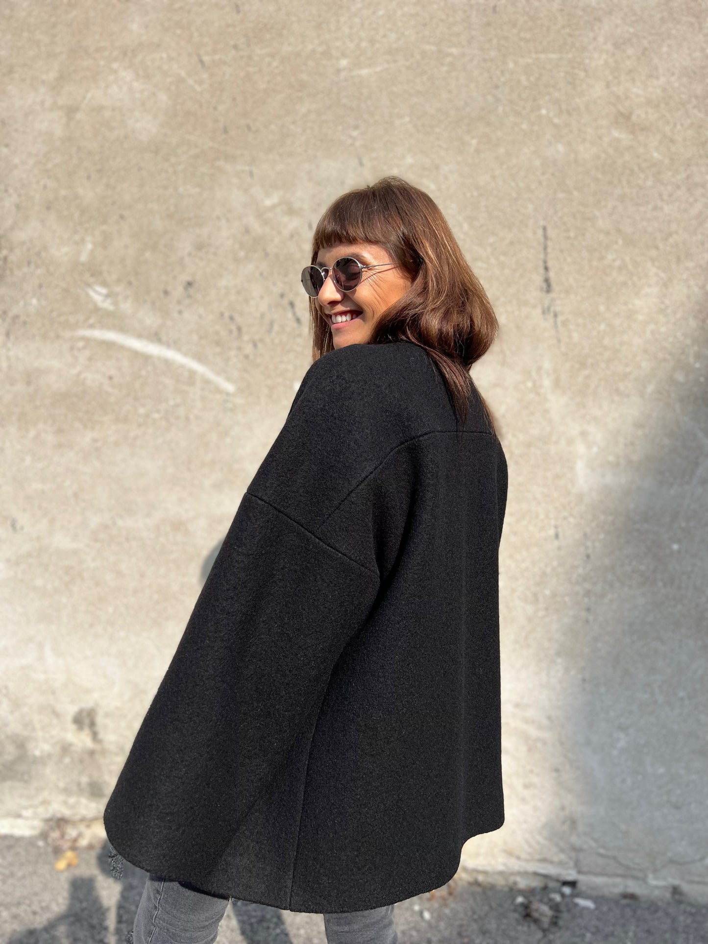 seoul wool boucle jacket