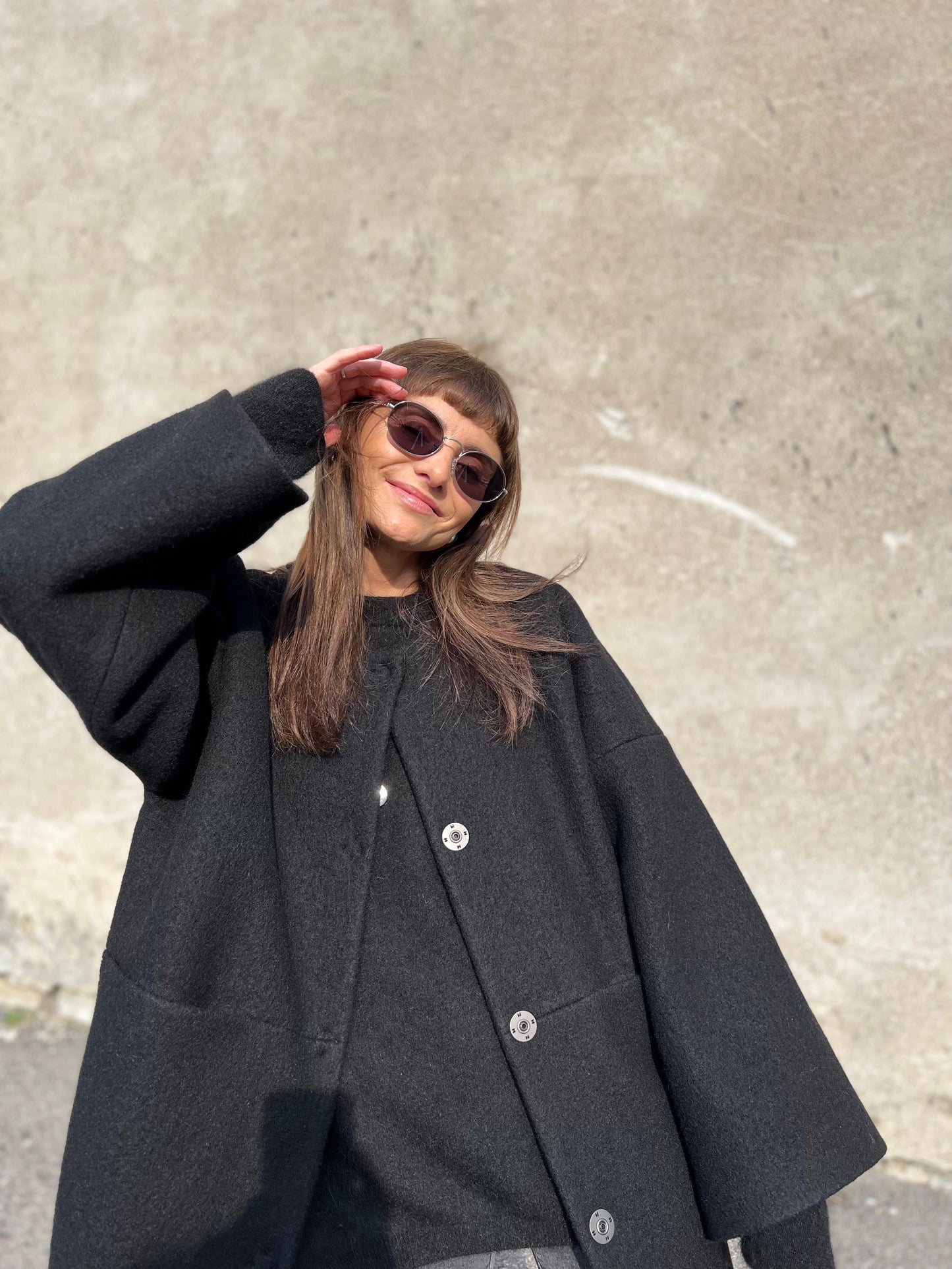 seoul wool boucle jacket