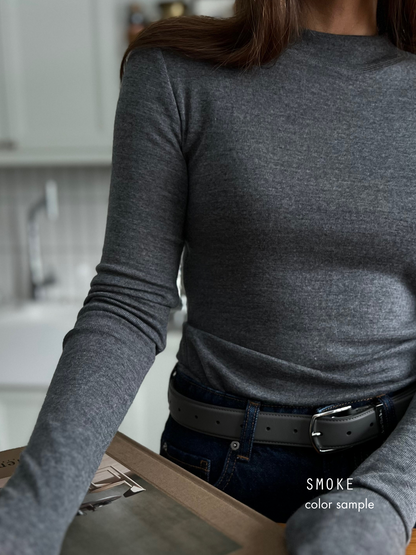 chamonix merino wool roll-neck