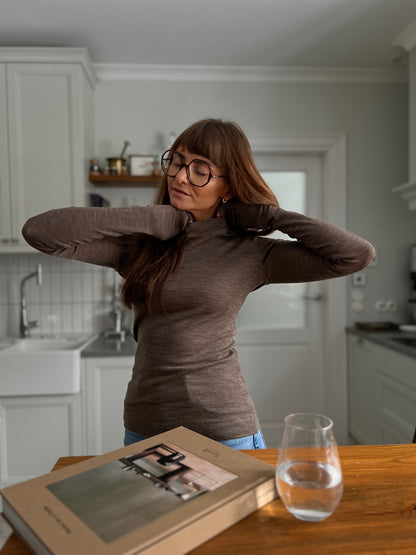 st moritz long sleeve merino top