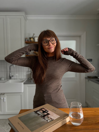 st moritz long sleeve merino top