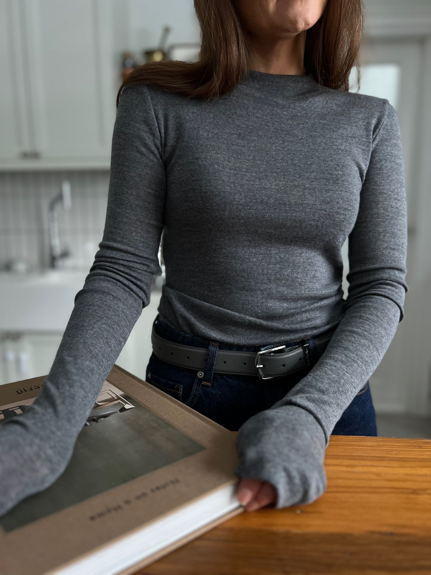 st moritz long sleeve merino top