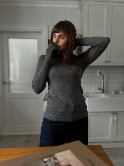 st moritz long sleeve merino top