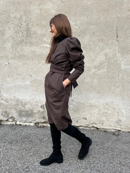 firenze wool dress (americano, s)