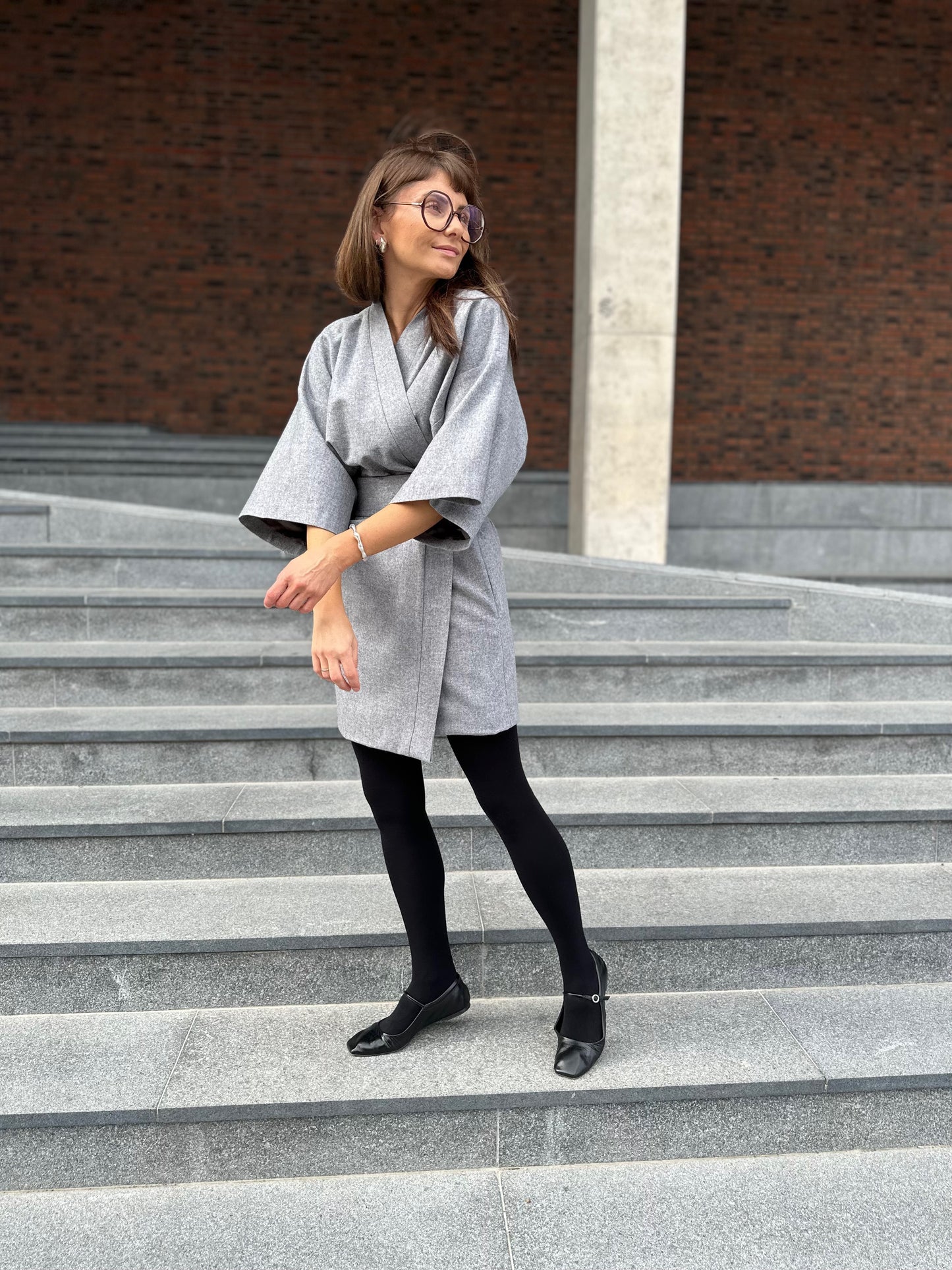 osaka wool dress