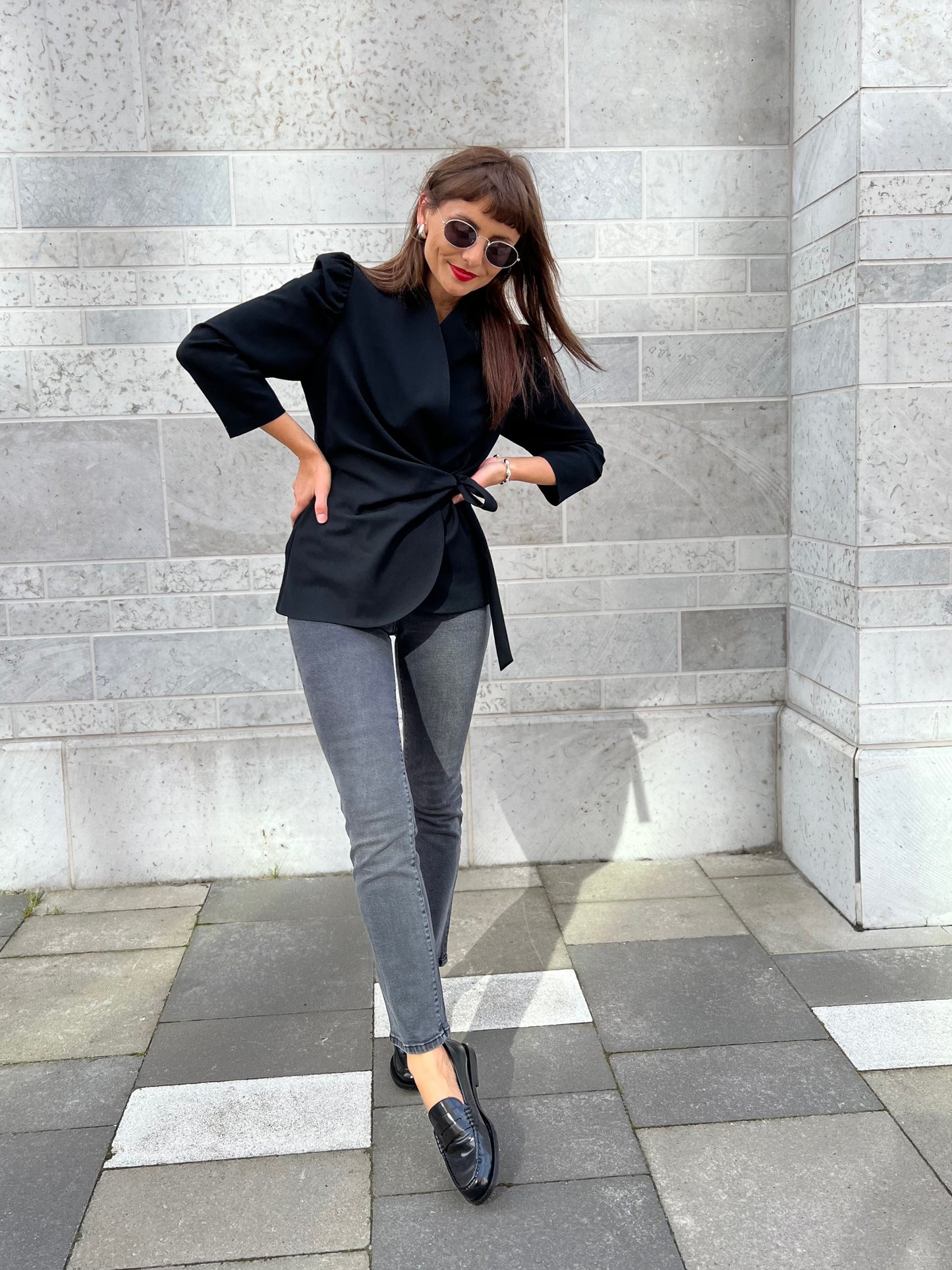 venice fine wool blouse