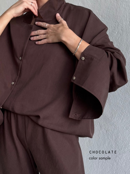 mumbai lyocell trousers