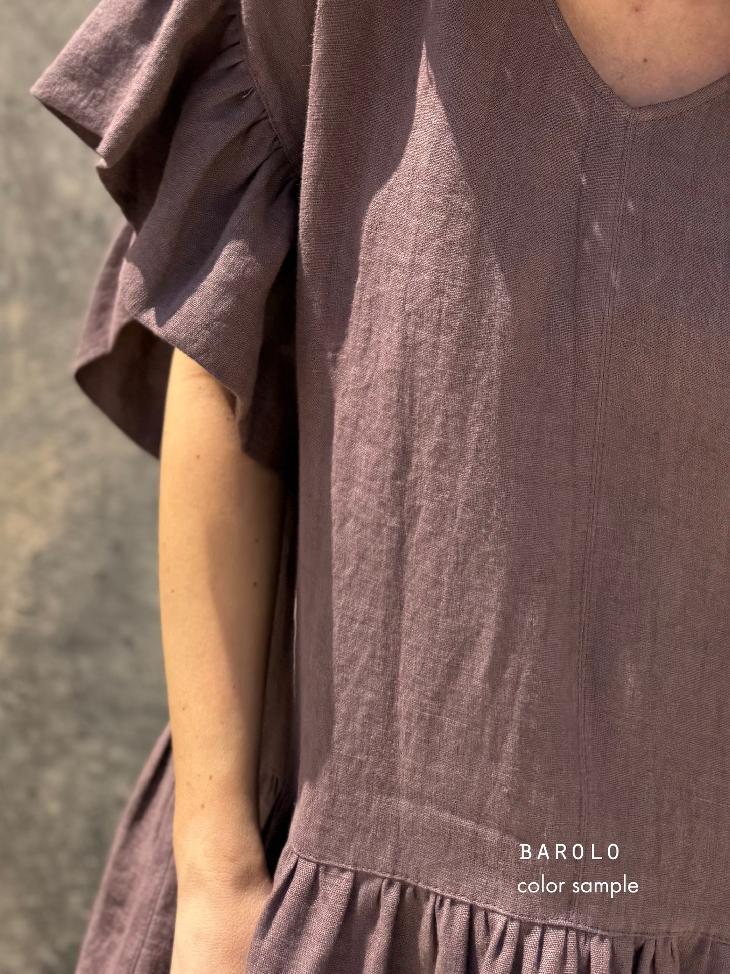 osaka linen dress