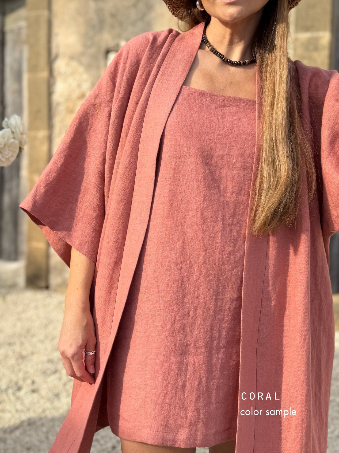 saint-tropez linen dress