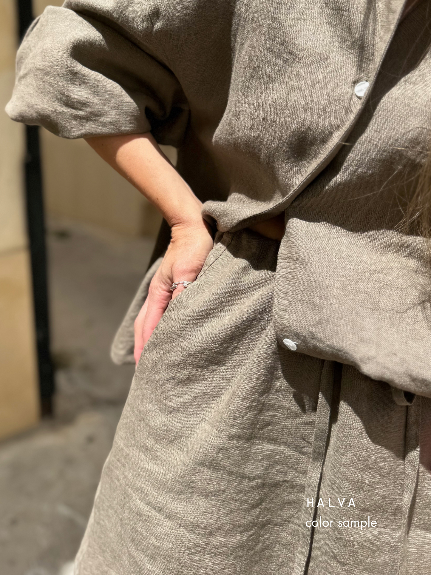 osaka linen dress