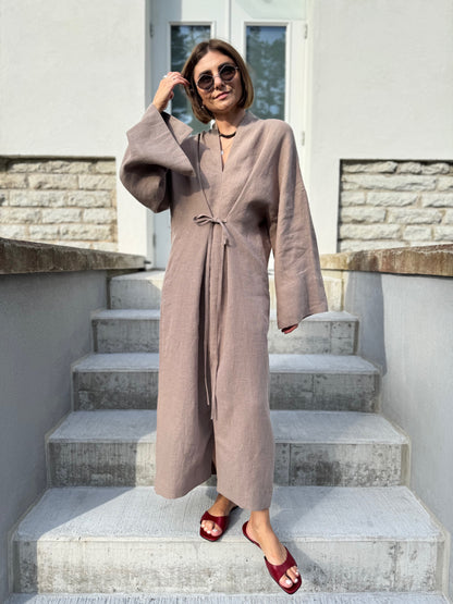 bari linen dress