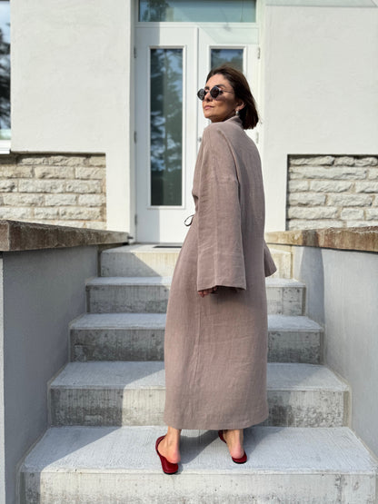 bari linen dress