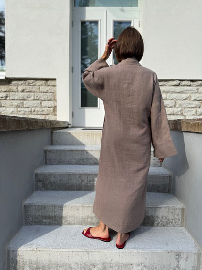 bari linen dress