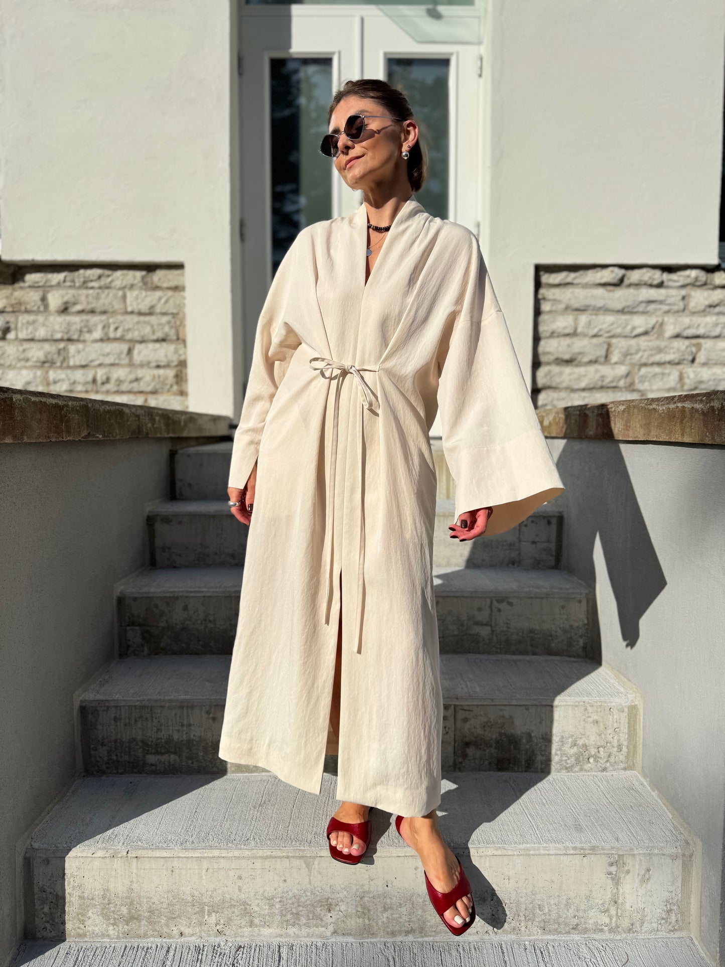 bari lyocell dress