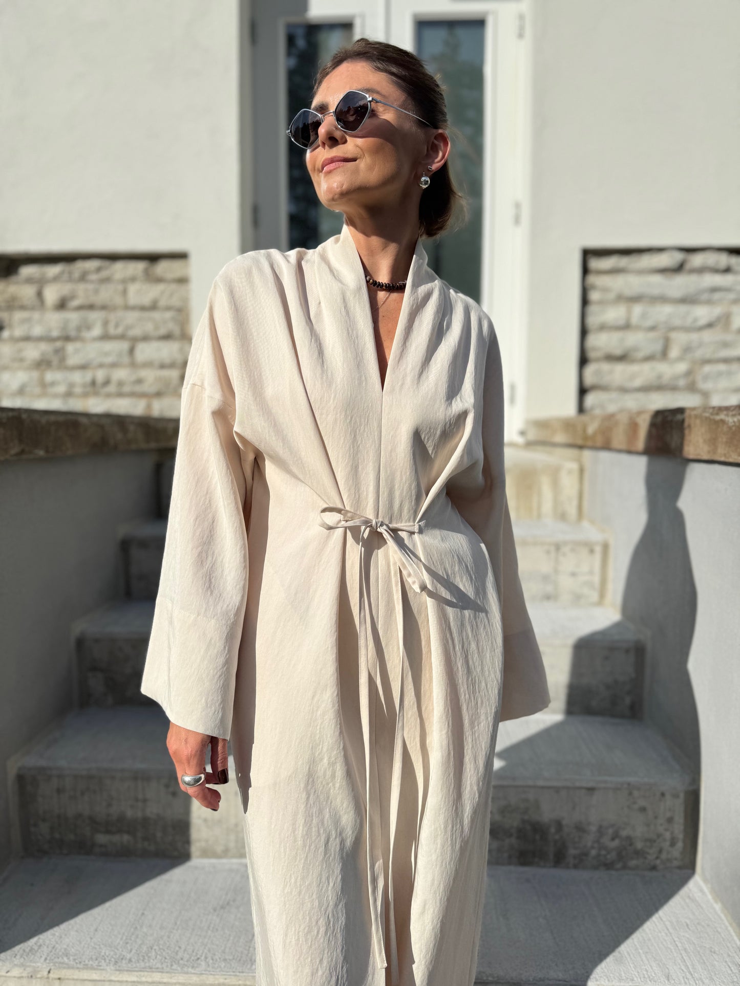 bari lyocell dress