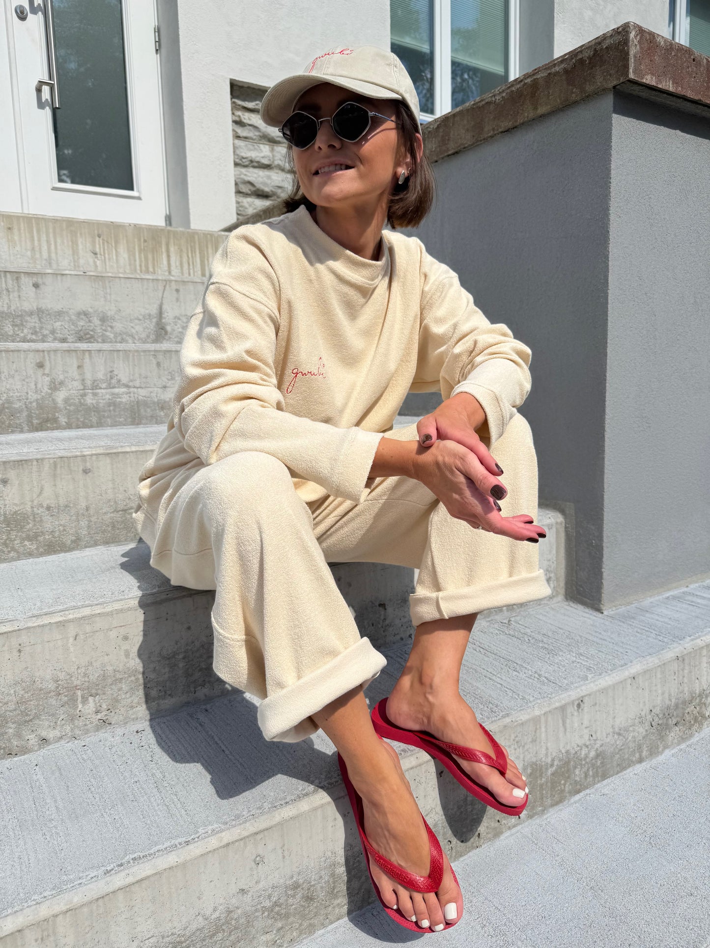 mumbai terry jersey trousers