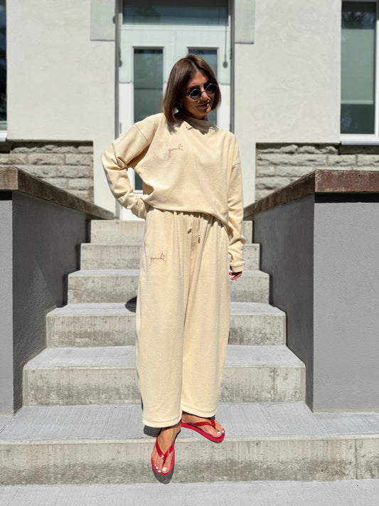 mumbai terry jersey trousers