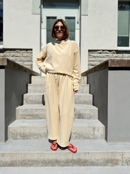 mumbai terry jersey trousers