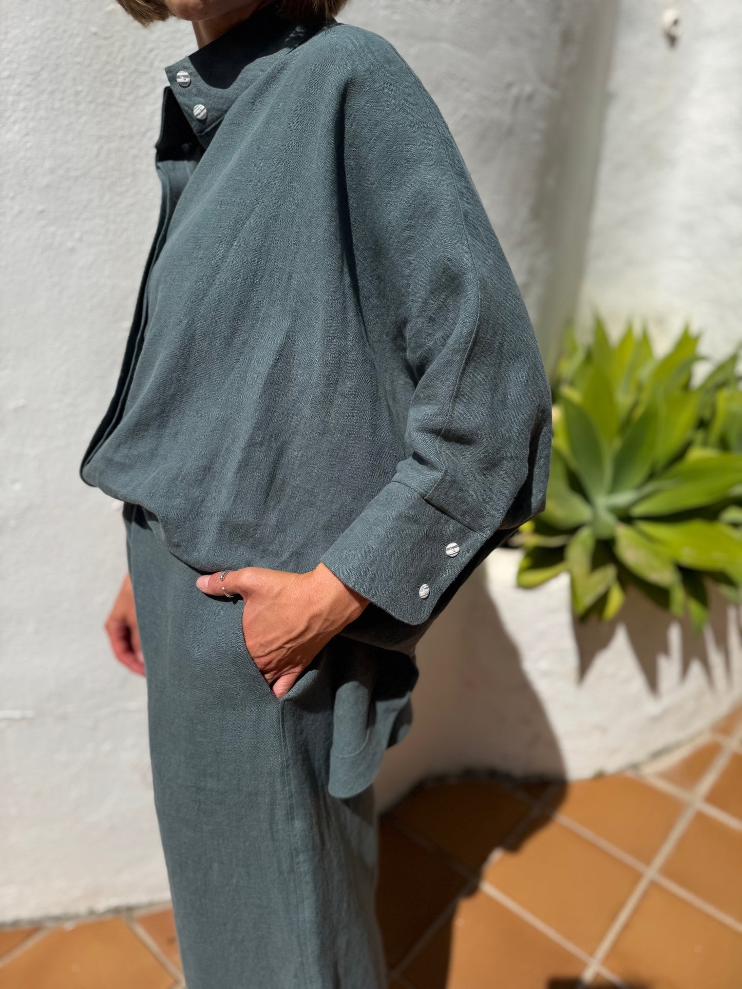 acapulco linen trousers