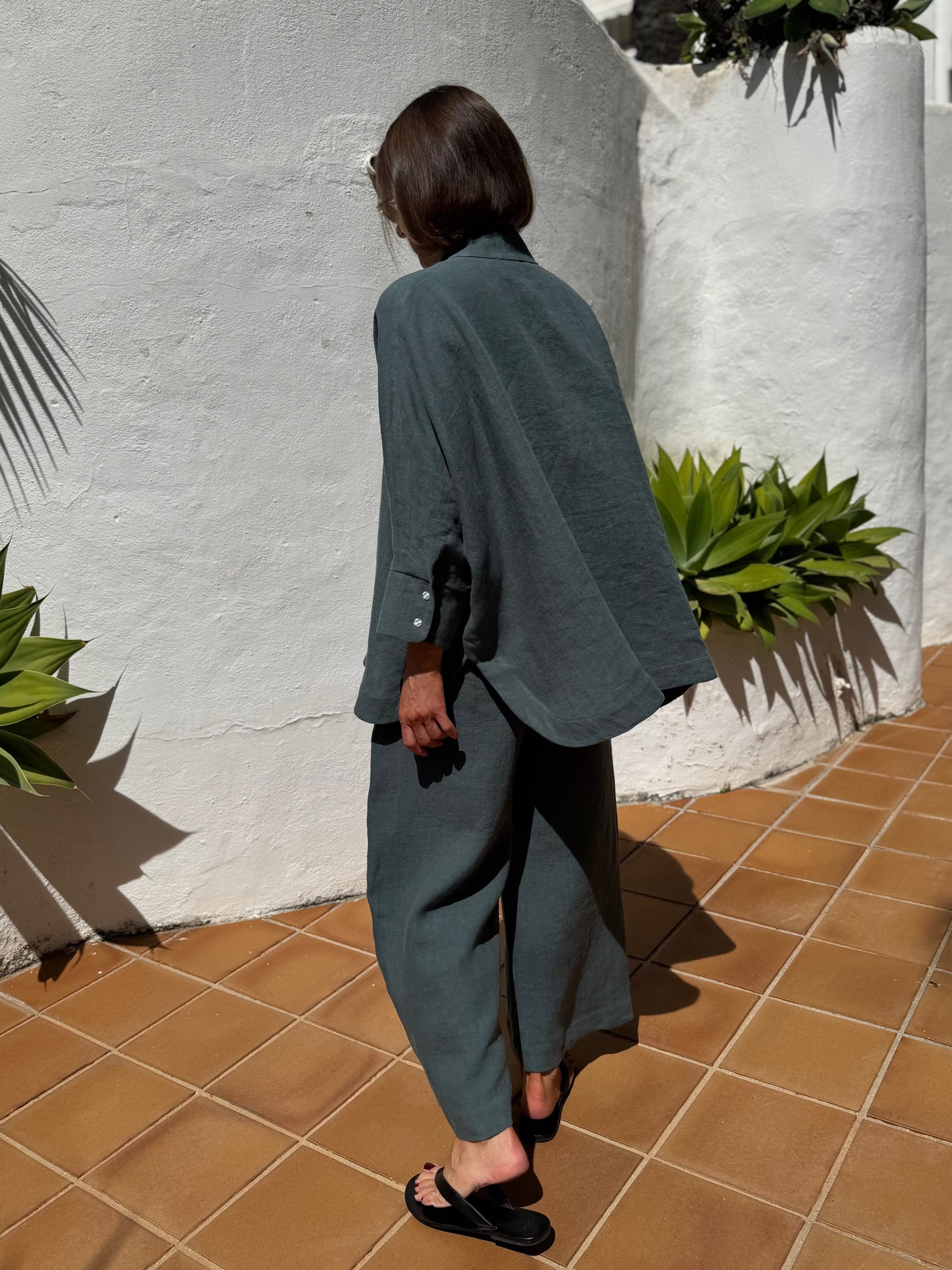 acapulco linen trousers