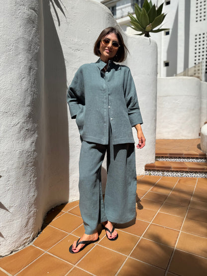 acapulco linen trousers