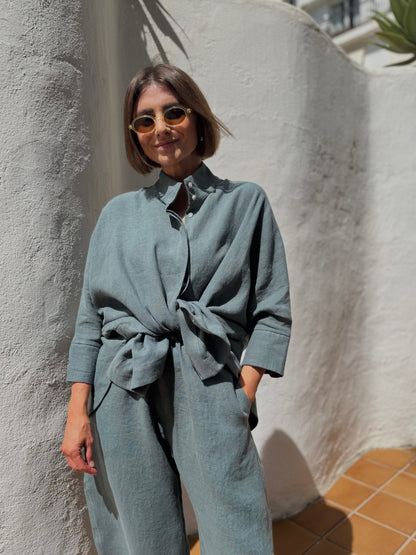 acapulco linen trousers
