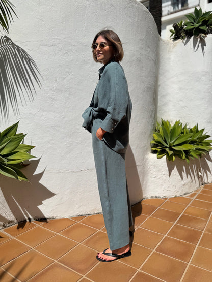acapulco linen trousers