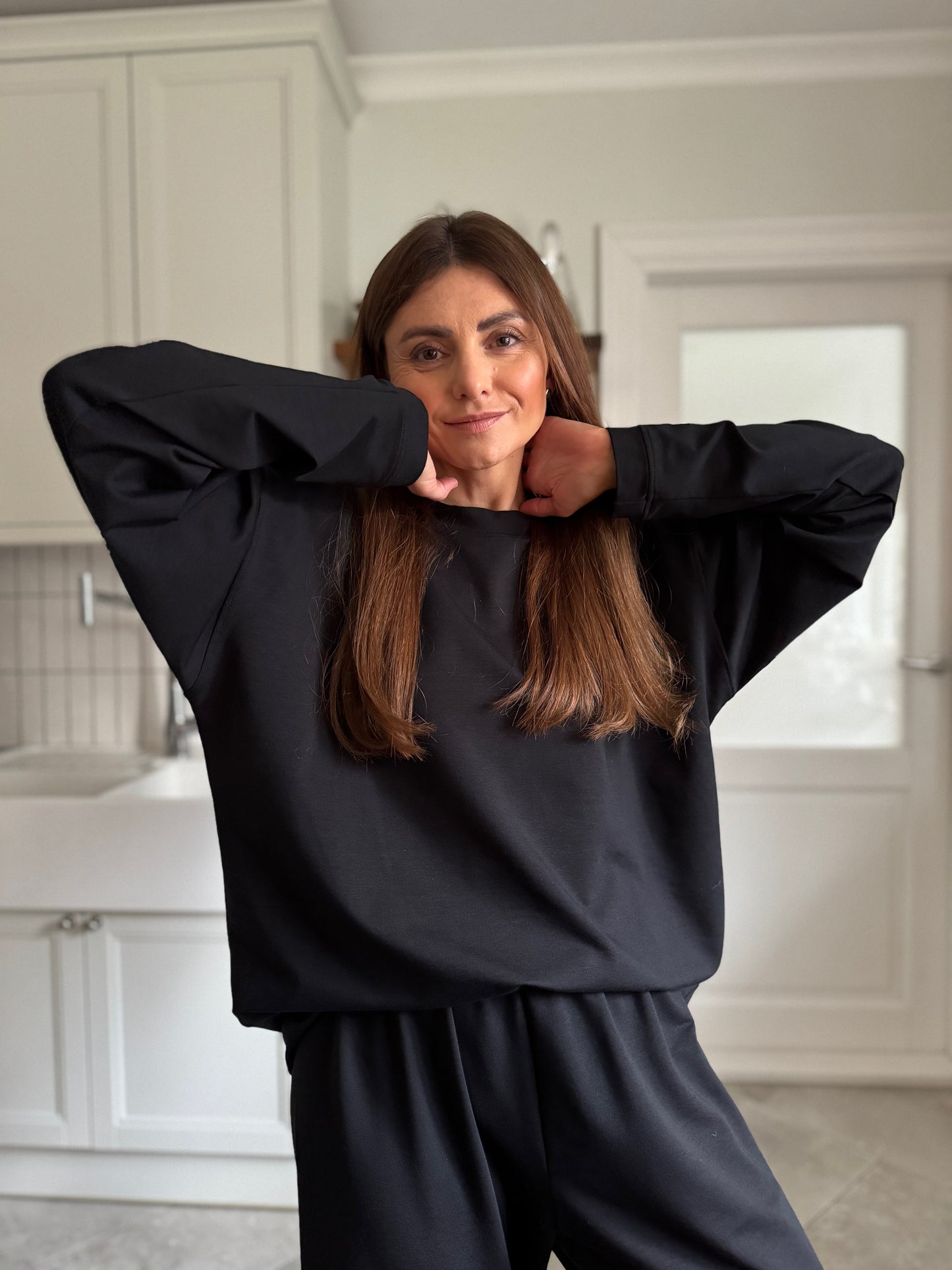 haro bamboo french terry shirt - black 2025