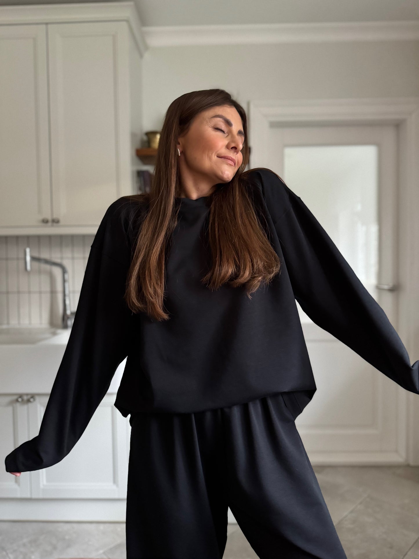 haro bamboo french terry shirt - black 2025