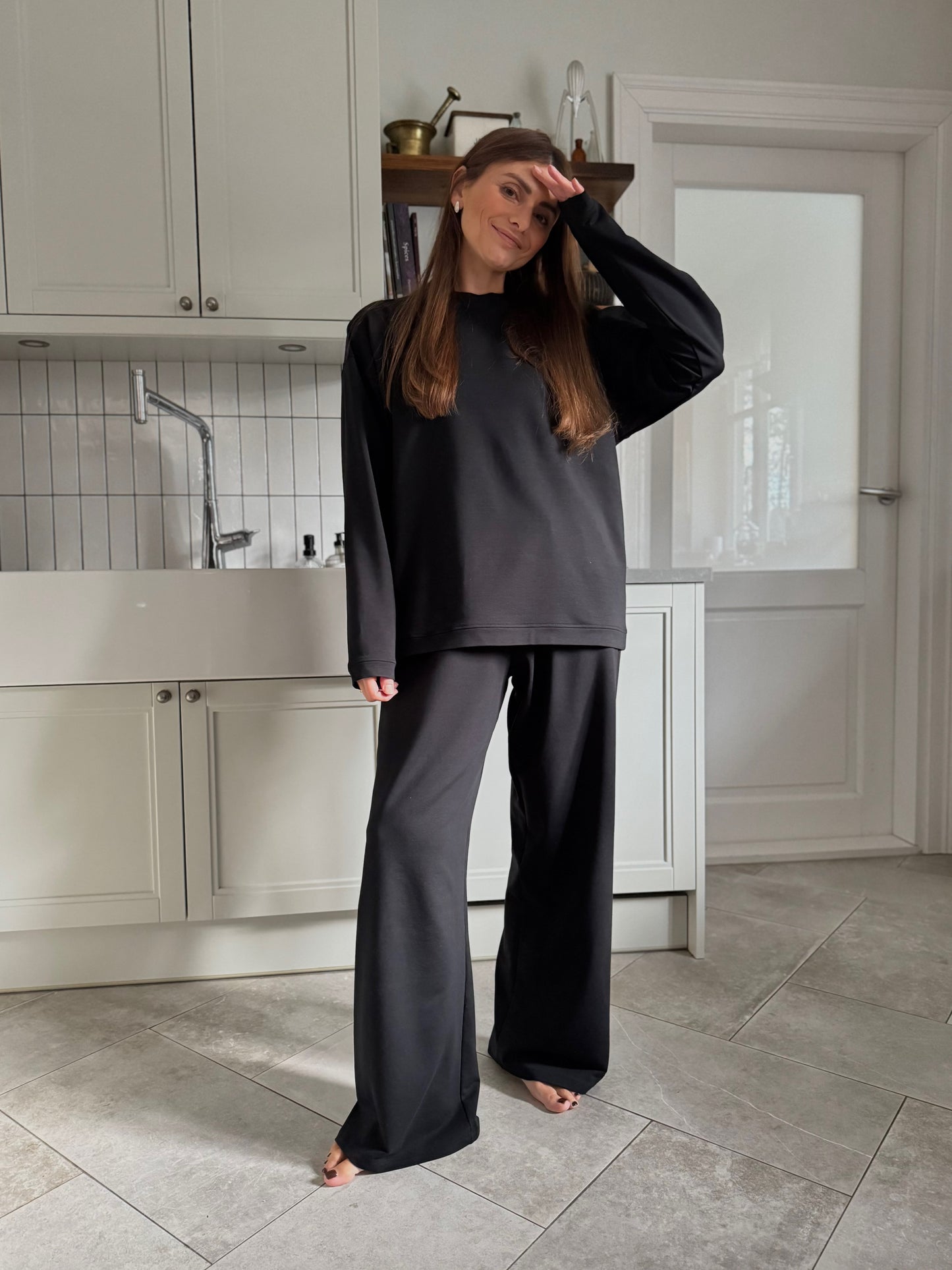 haro bamboo french terry shirt - black 2025