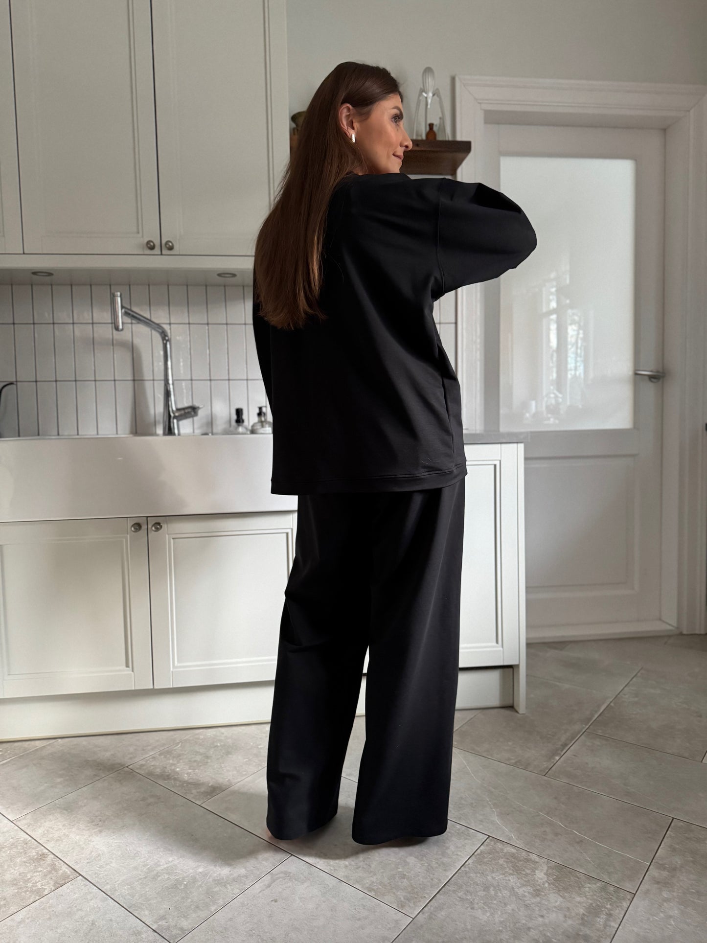 haro bamboo french terry shirt - black 2025