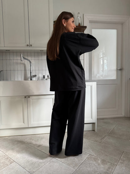 haro bamboo french terry shirt - black 2025