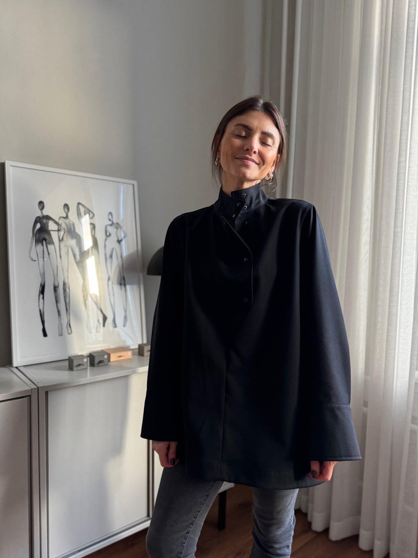 bilbao fine wool blouse