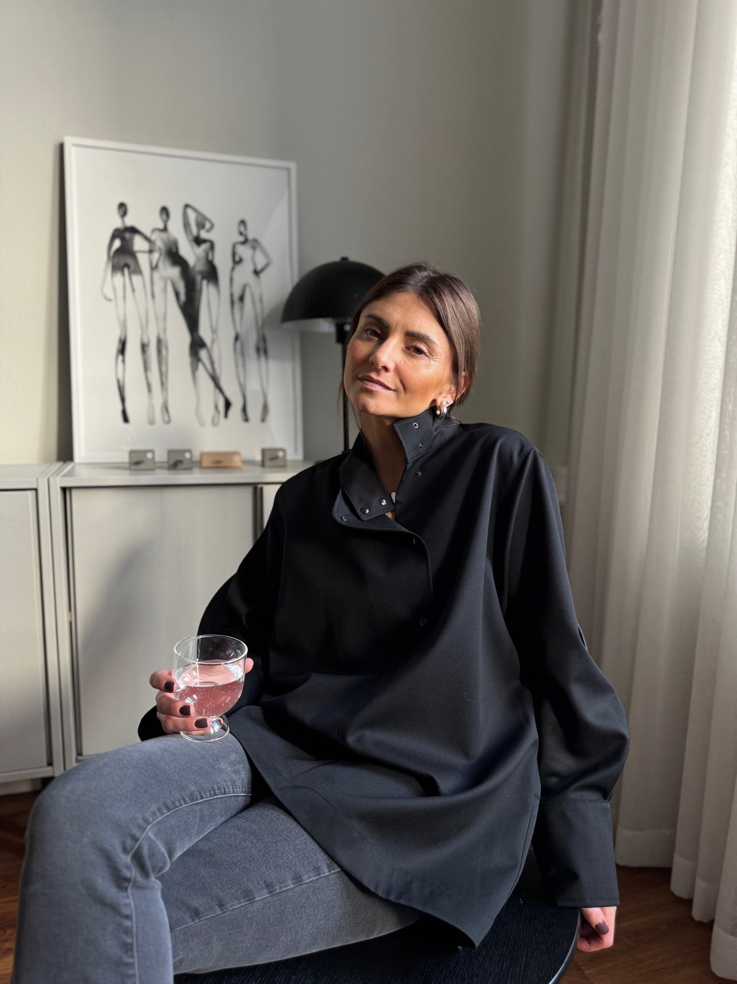 bilbao fine wool blouse