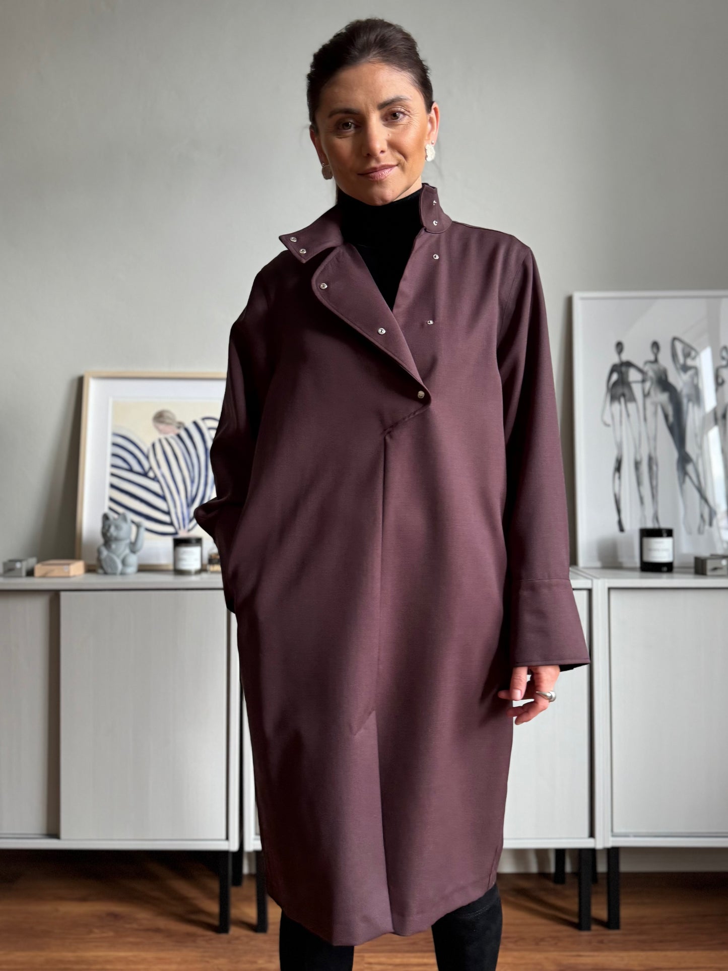 bilbao fine wool dress