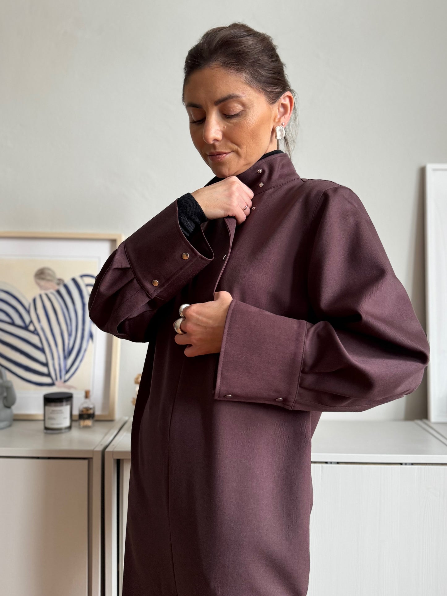 bilbao fine wool dress