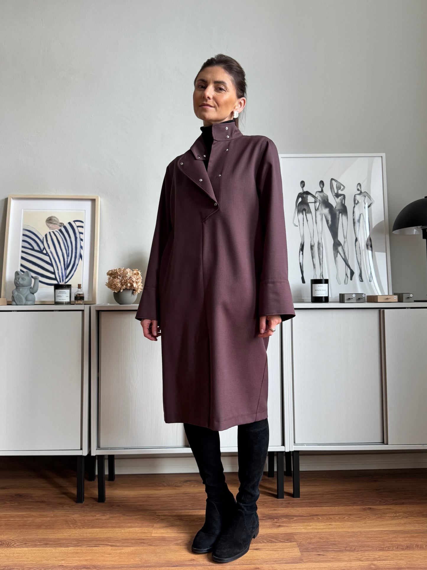 bilbao fine wool dress