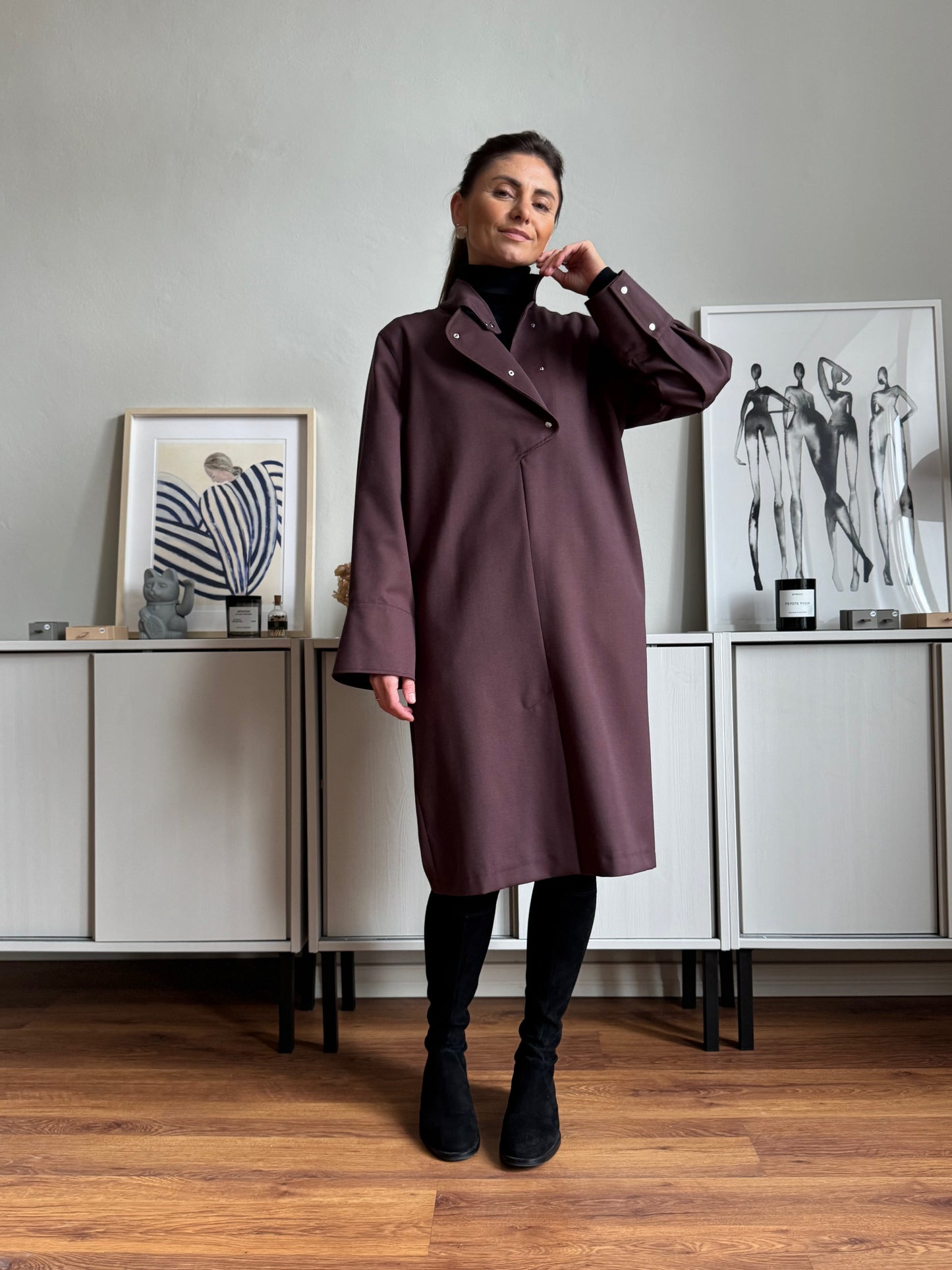bilbao fine wool dress